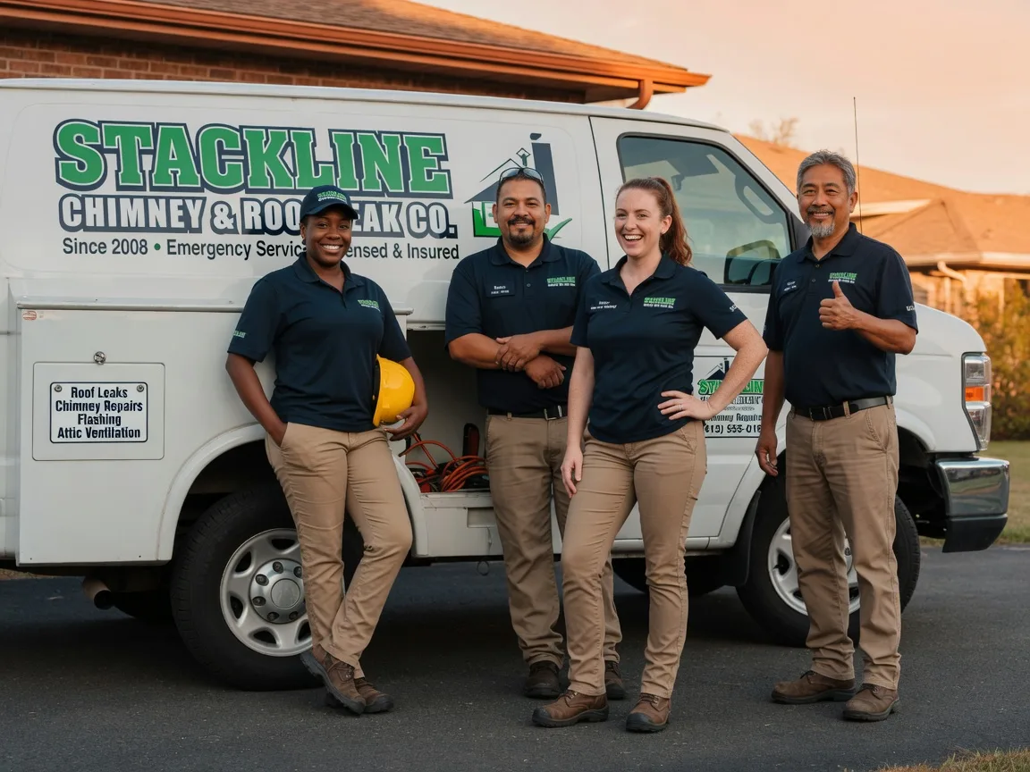 Chimney flashing repair company in Neches, TX